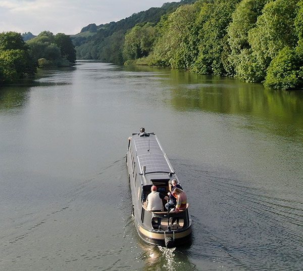 Electric narrowboat