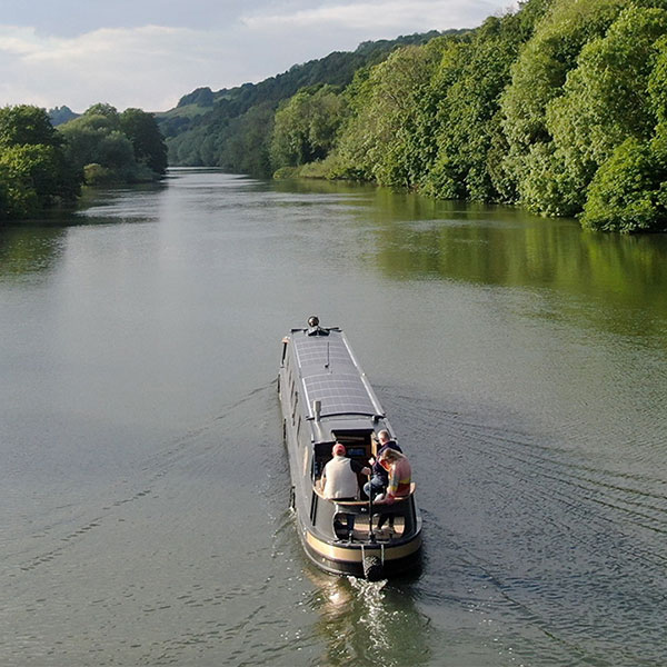 Electric narrowboat